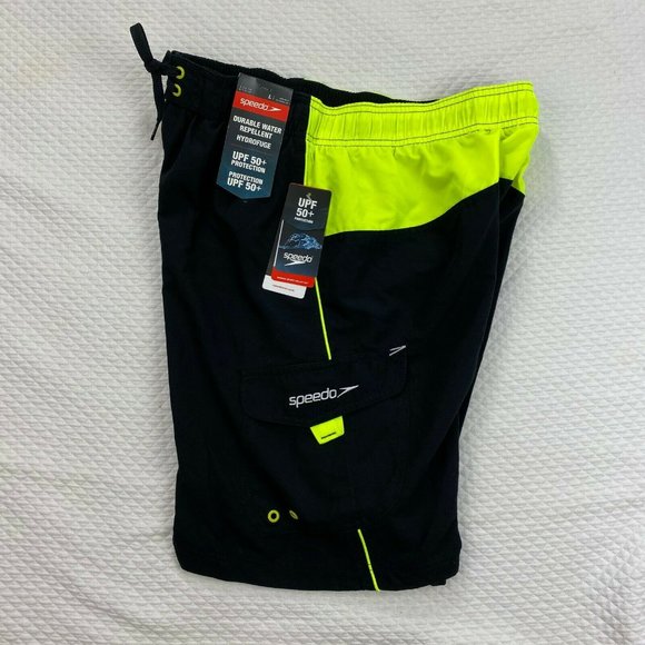 NWT Speedo Marina Sport VaporPLUS 9" Swim Trunks L - Picture 3 of 9